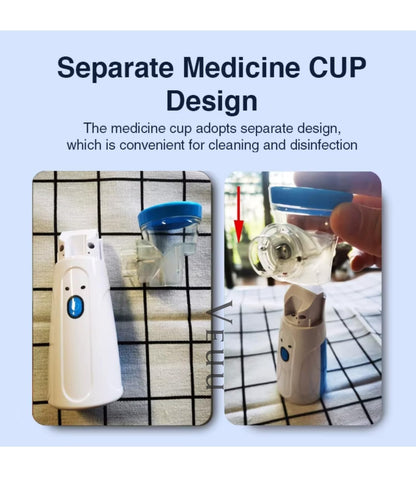 Portable mesh nebulizer