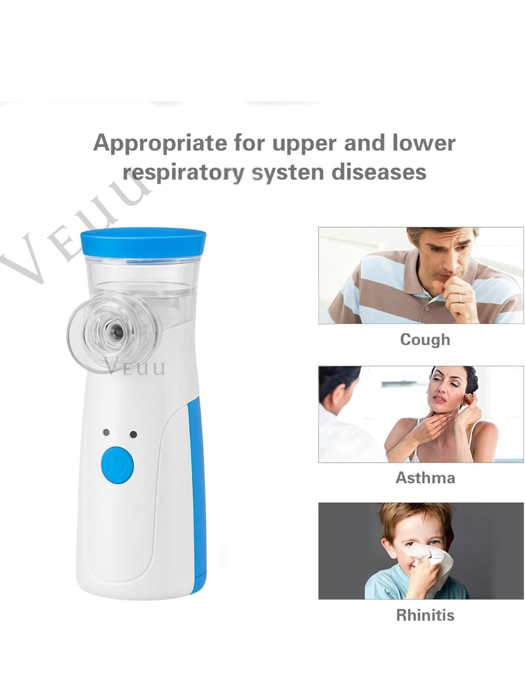 Portable mesh nebulizer