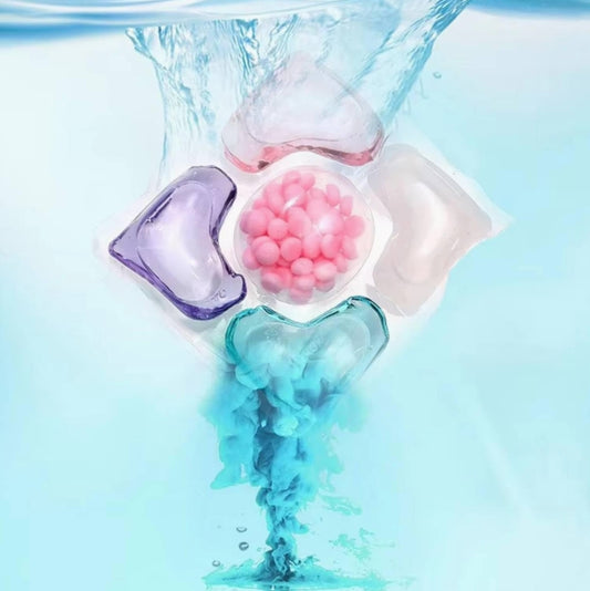 5 in 1 matic laundry pods for washing machine suitable for Front/Top Load, Odor, Stain Remover, Semi-automatic Detergent pods, smart shot Laundry Cleaning Tablets(Pack of 20)