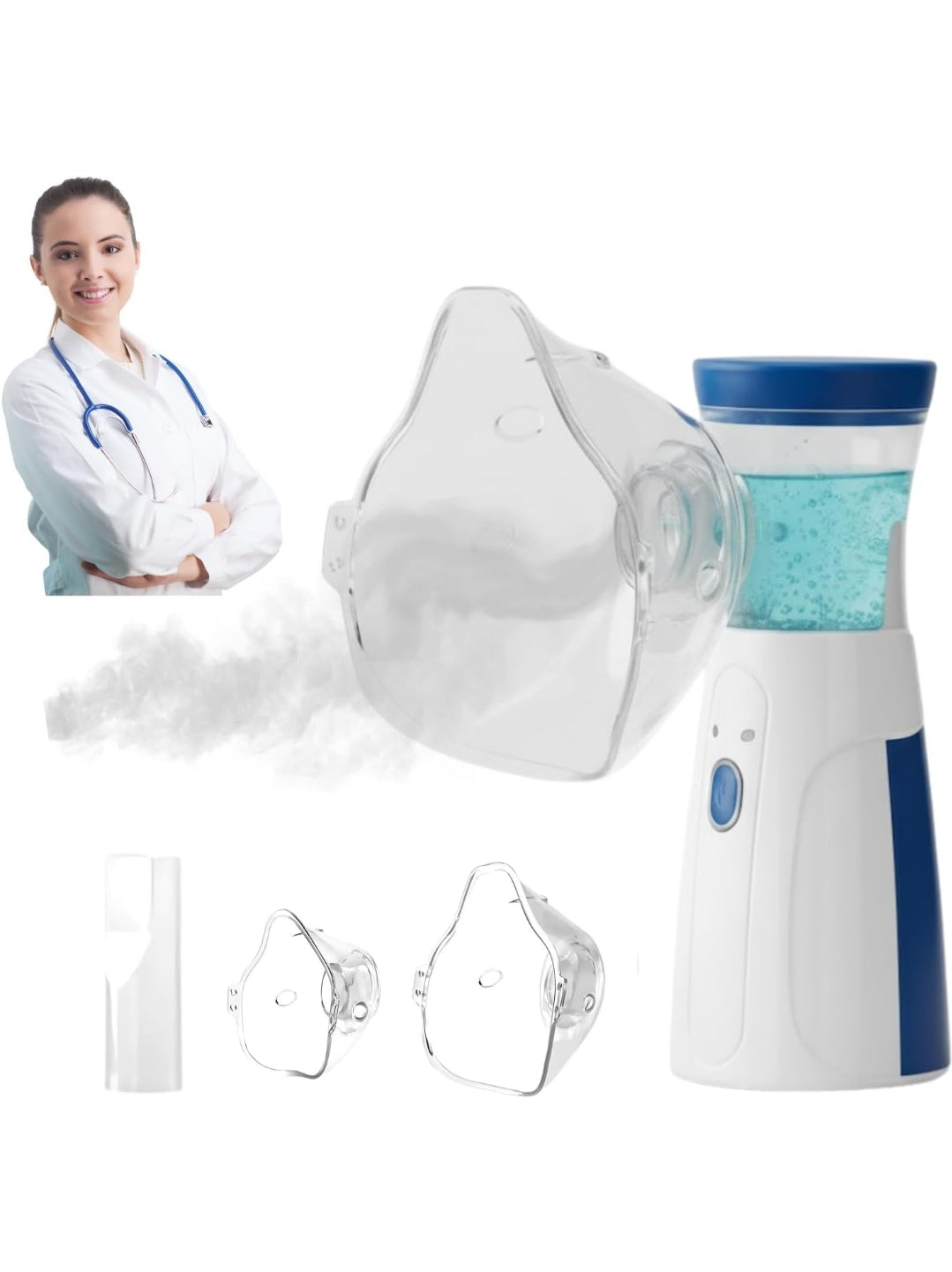 Portable mesh nebulizer
