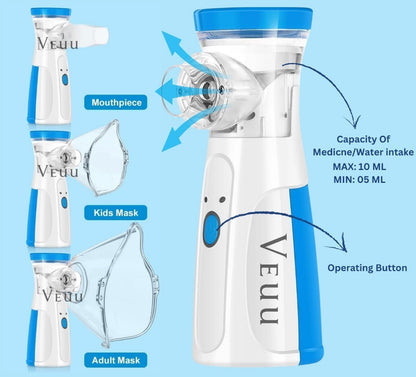 Portable mesh nebulizer